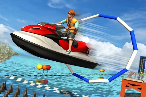 Super Jet Ski Race Stunt : Water Boat Racing 2020 image