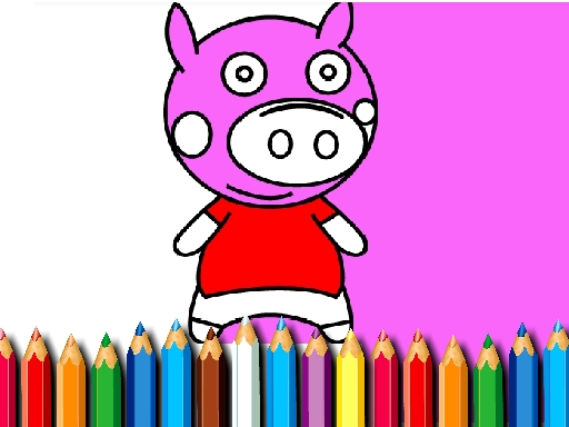 BTS Pig Coloring Book thumbnail