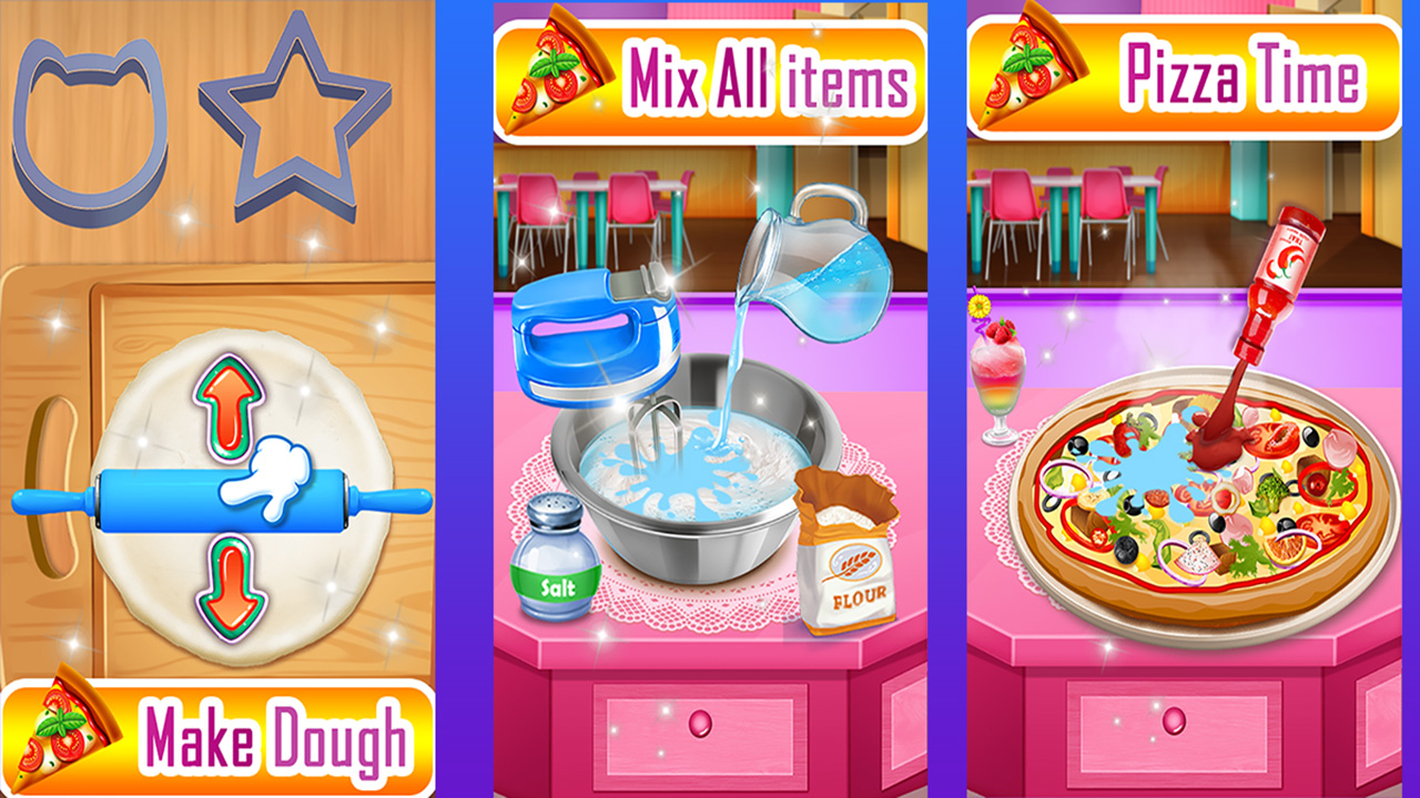 Pizza maker cooking and baking games for kids thumbnail