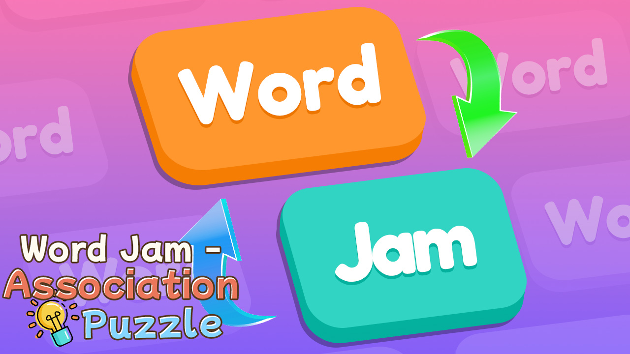 Image Word Jam Association Puzzle