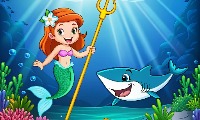 Princess vs Shark thumbnail