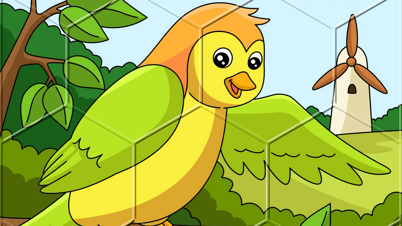 Birds Hex Jigsaw thumbnail