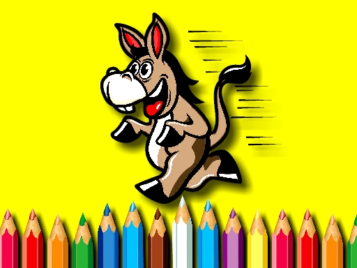 BTS Donkey Coloring Book thumbnail