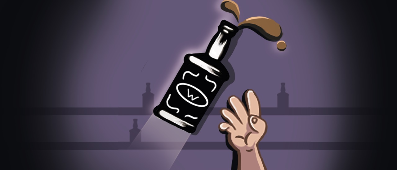 Jumping bottle screenshot