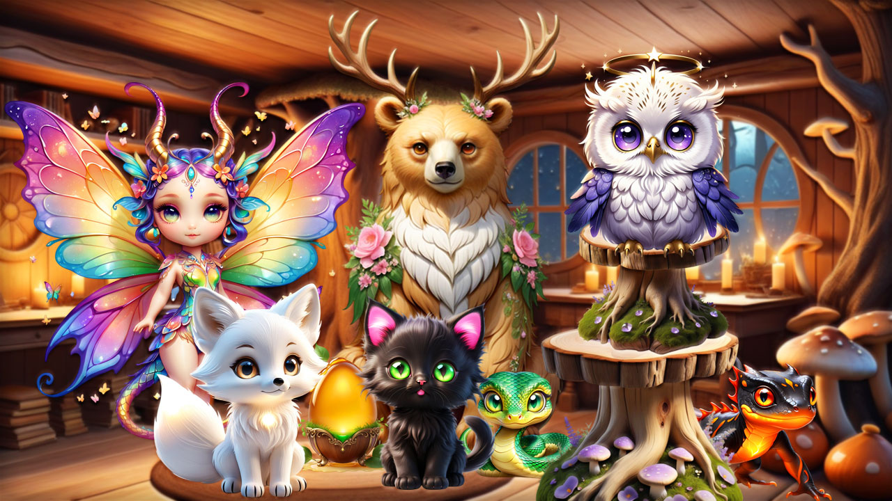 Mysterious Familiars Enchanted Bestiary