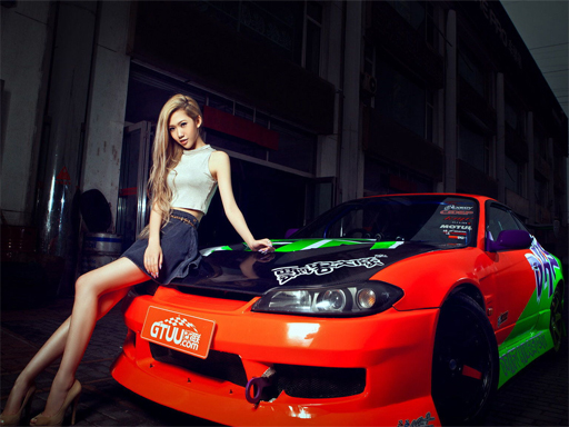 Girls and Cars Slide thumbnail