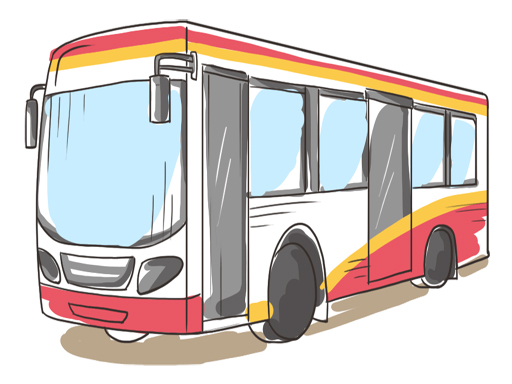 Cartoon Bus Slide thumbnail
