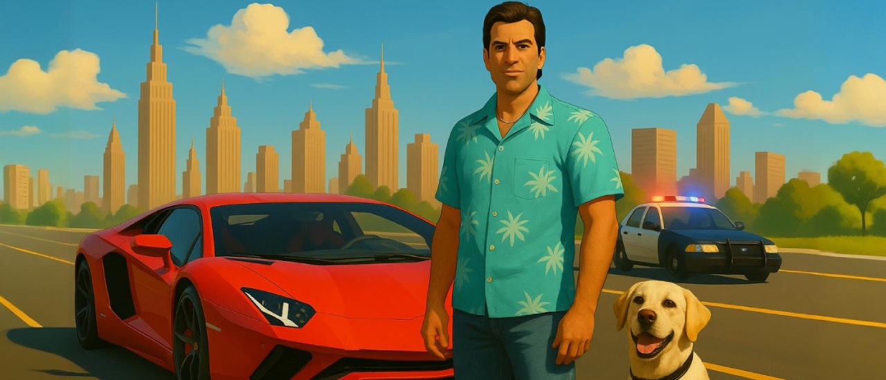 Aventador Vice Crime City screenshot