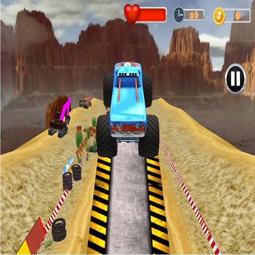 Monster Truck Tricky Stunt Race Game thumbnail