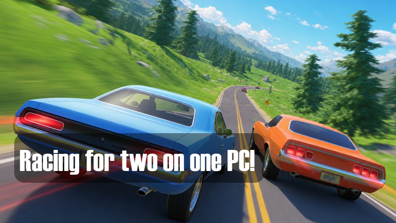 Racing for two on one PC!