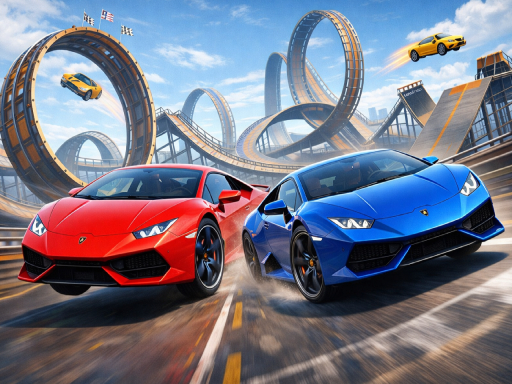 Cool SuperCars Stunts PvP online game
