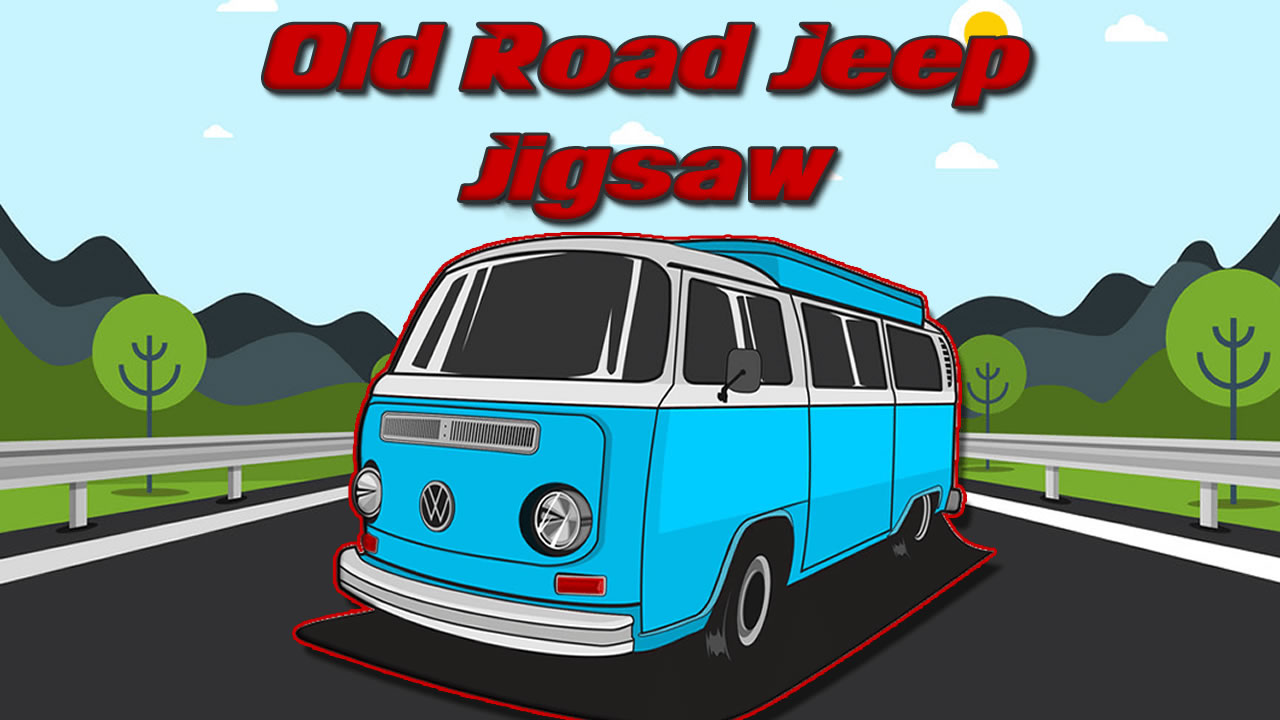 Old Road Jeep Jigsaw thumbnail