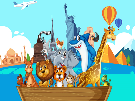 Crazy Friends Travel The World Puzzle thumbnail