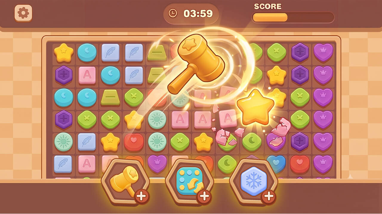 Candy Match Move: конфетная головоломка онлайн game image