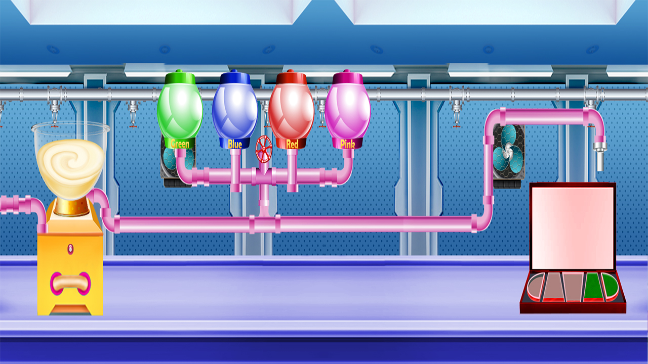 Princess Cosmetic Kit Factory Makeup Maker Game thumbnail