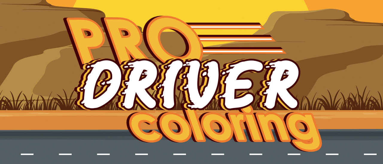 Pro Driver Coloring screenshot