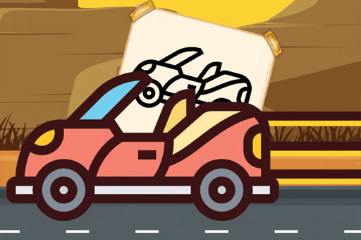 Pro Driver Coloring image