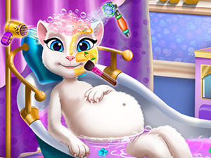 Pregnant Kitty Spa thumbnail