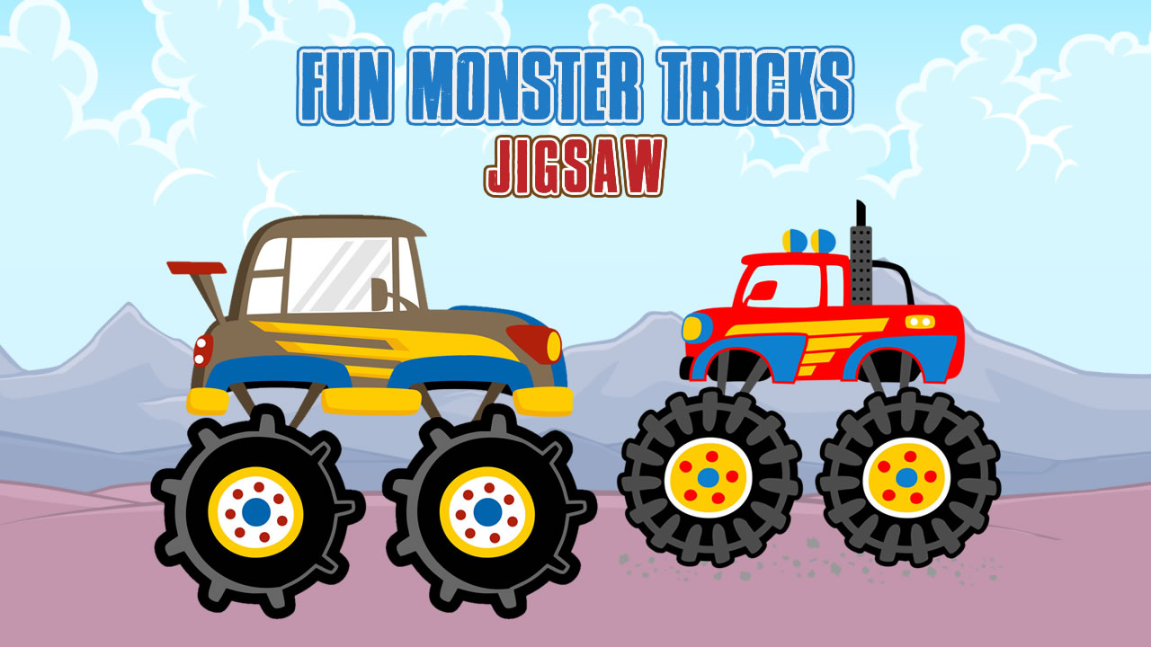 Fun Monster Trucks Jigsaw thumbnail