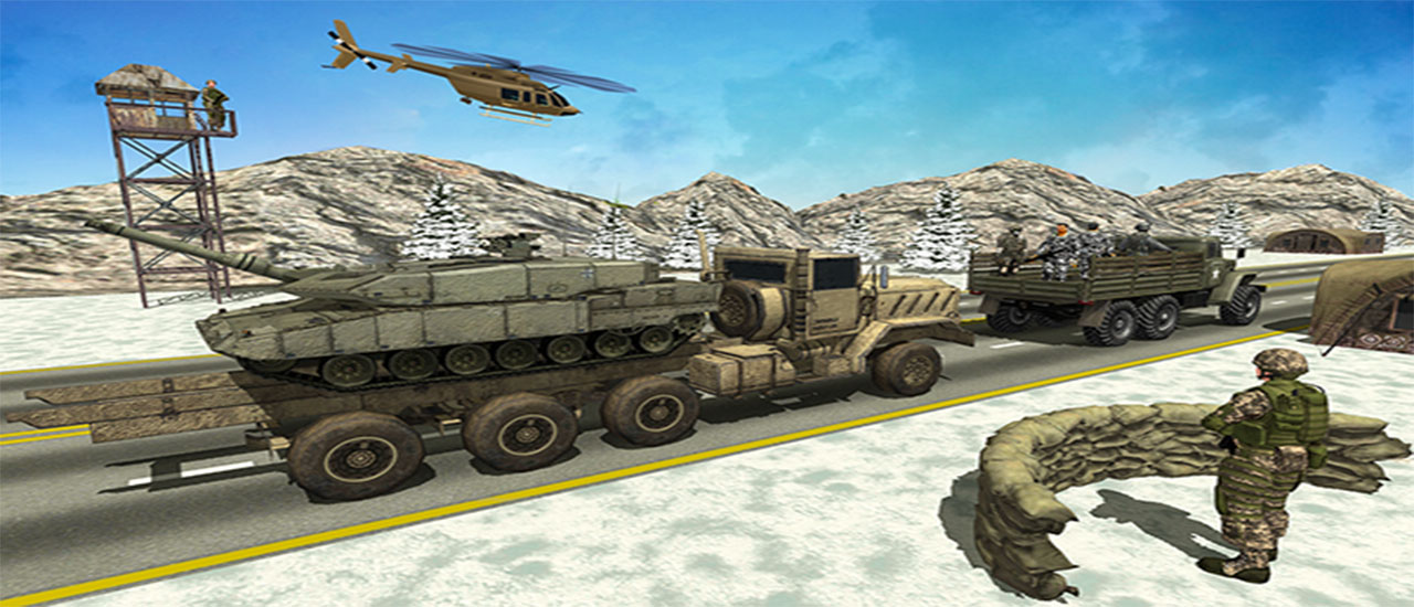 Us Army Missile Attack Army Truck Driving Games screenshot