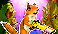 Squirrel with a gun!