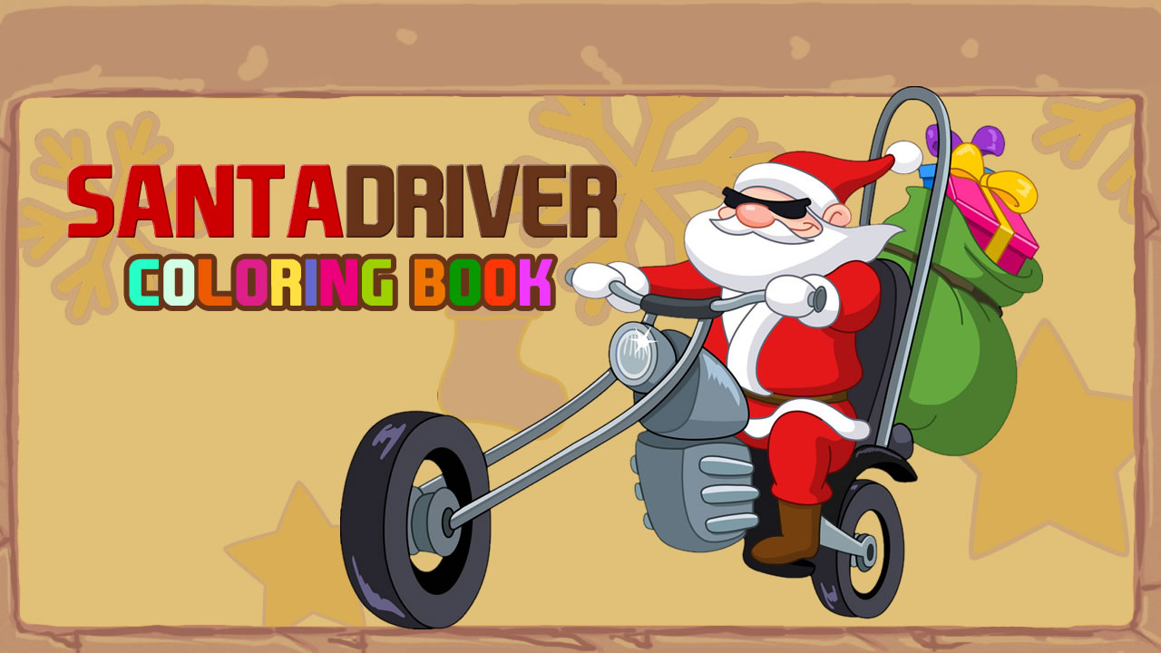Santa Driver Coloring Book thumbnail
