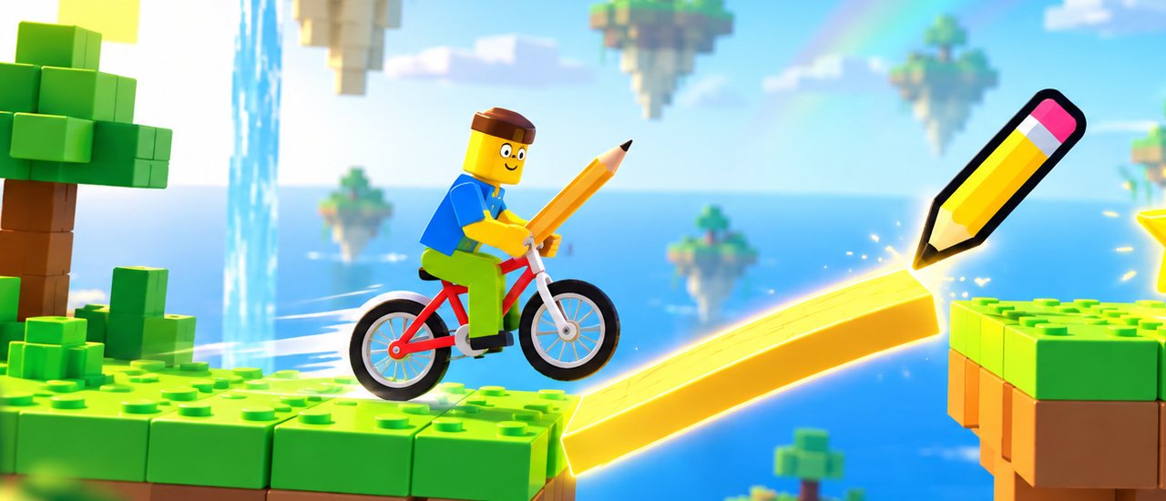 Image Bike Obby Draw Pencil