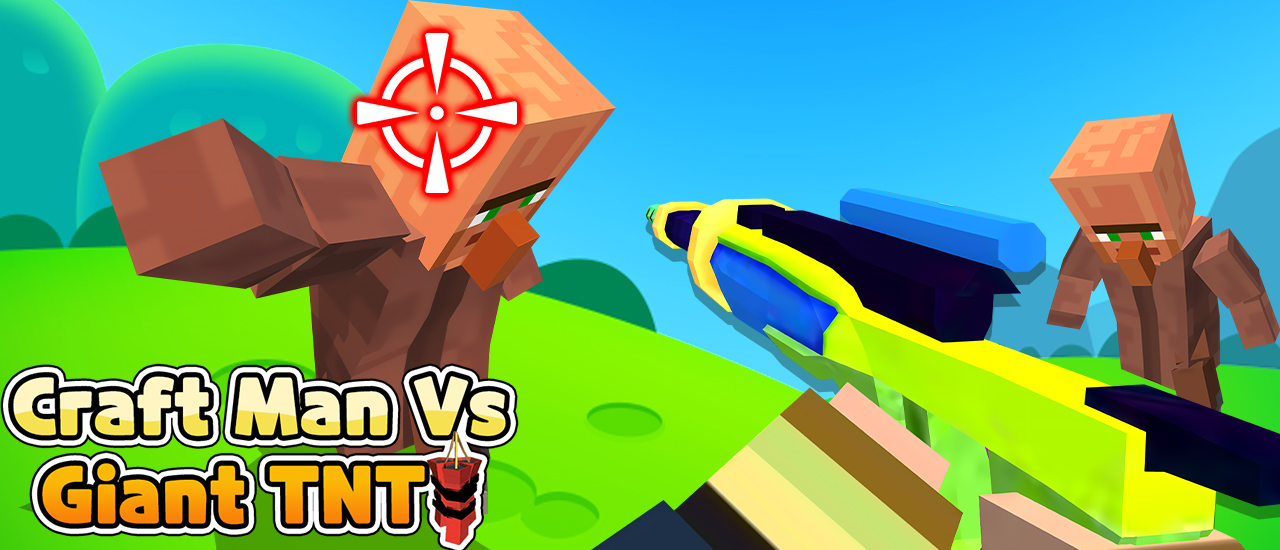 Craft Man Vs Giant TNT