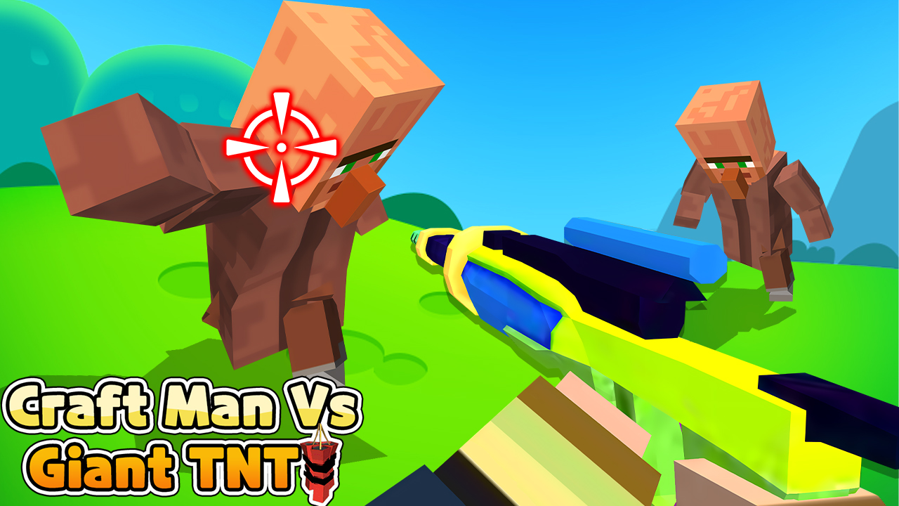 Craft Man Vs Giant TNT