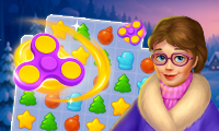 Magic Christmas Tree Match-3 screenshot