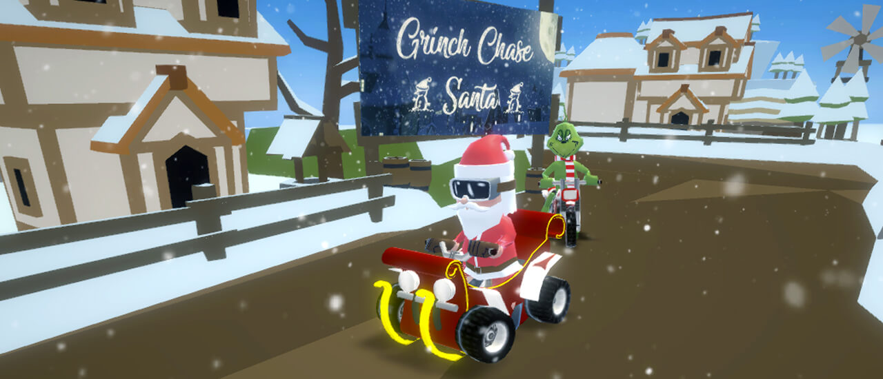 Grinch Chase Santa screenshot