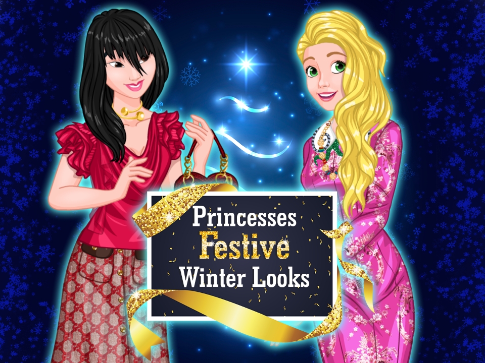 Princesses Festive Winter Looks