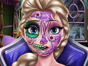 Elsa Scary Halloween Makeup thumbnail