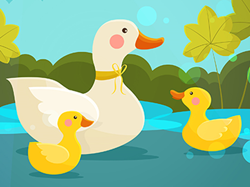 Mother Duck and Ducklings Jigsaw thumbnail