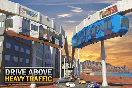 Elevated Train Driving Simulator Sky Tram Driver image