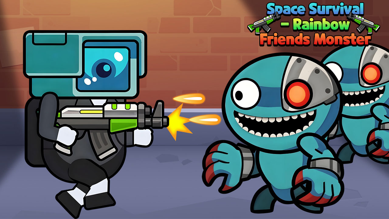 Space Survival Rainbow Friends Monster