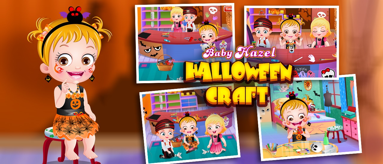 Baby Hazel Halloween Crafts thumbnail