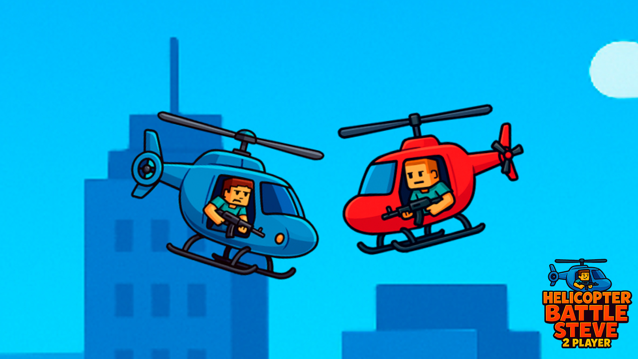 Helicopter Battle Steve 2 Player - 缩略图