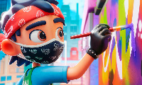 Graffiti Tags: spray painting screenshot
