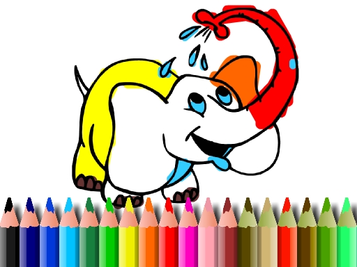 BTS Elephant Coloring thumbnail