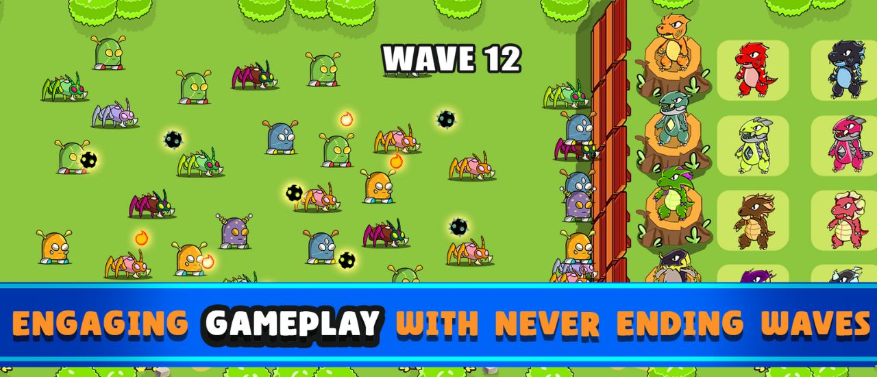 Tower Defense Dragon Merge screenshot