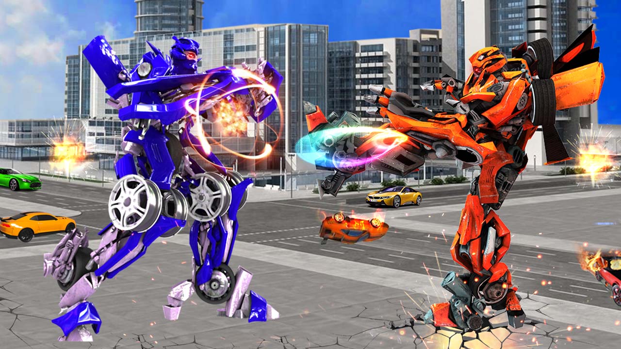 Grand Robot Car Transform 3D Game thumbnail
