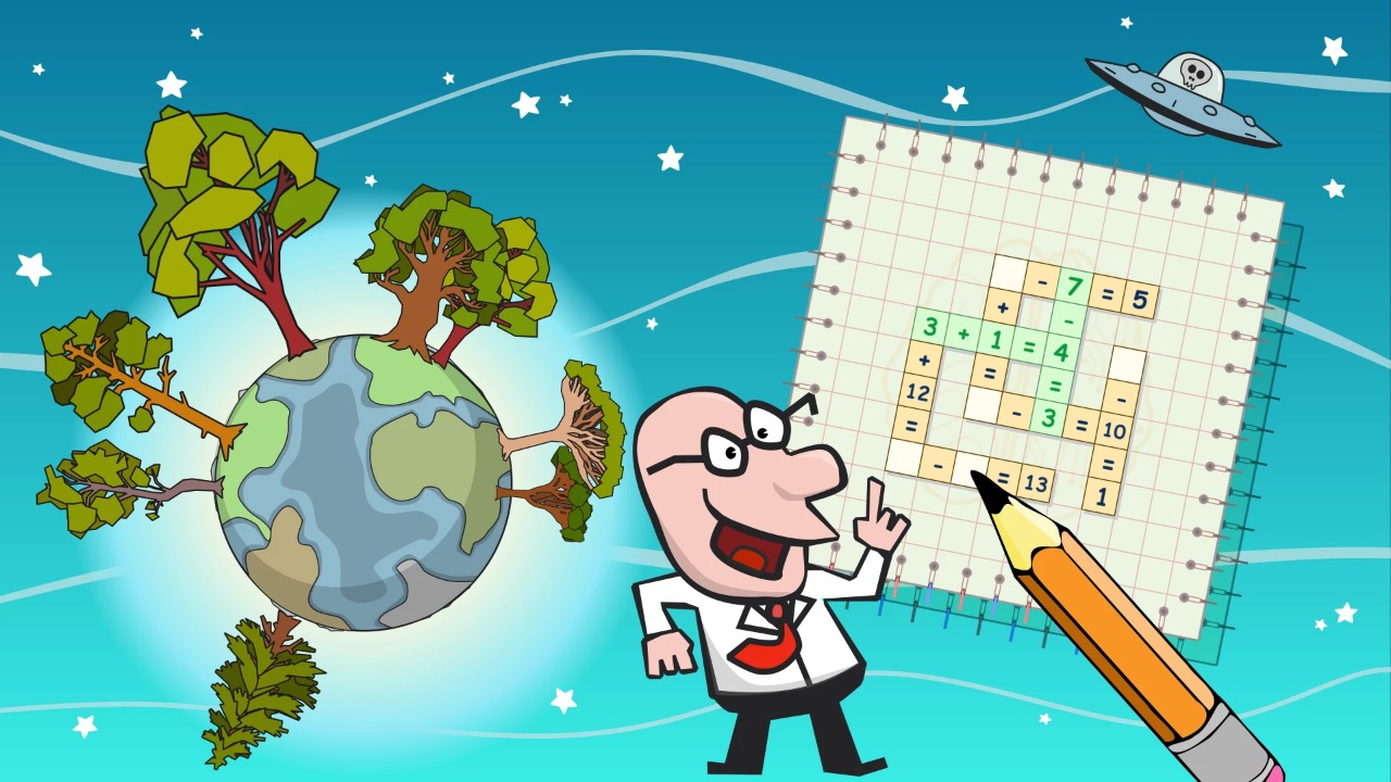 Image Mind Games: Math Crosswords