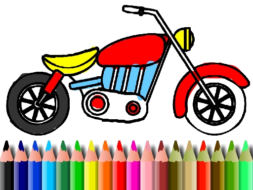 BTS Motorbike Coloring thumbnail