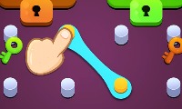 Move the rubber bands: Logic puzzle screenshot