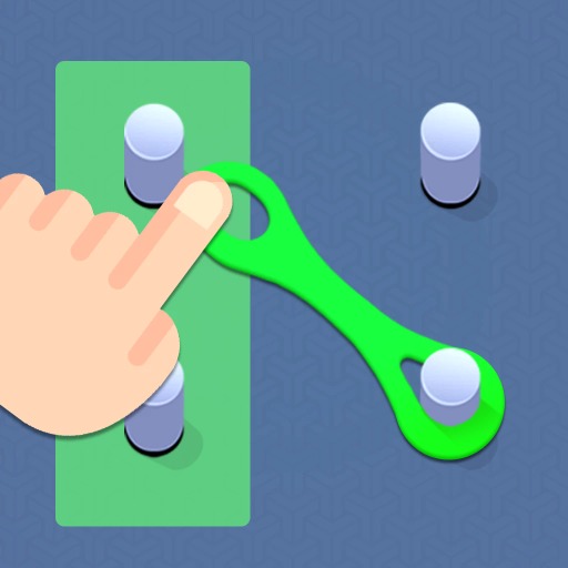 Move the rubber bands: Logic puzzle