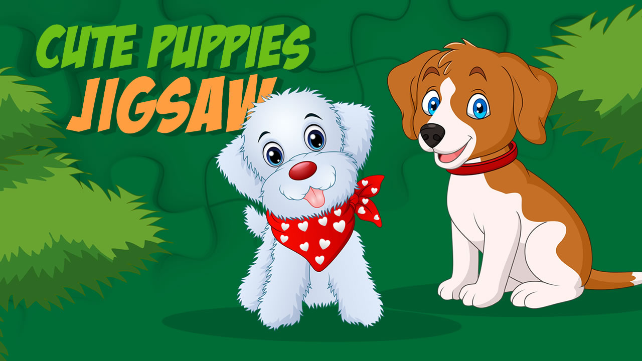 Cute Puppies Jigsaw thumbnail