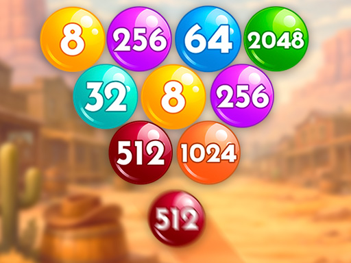 Number Bubble Shooter Wild West screenshot 1
