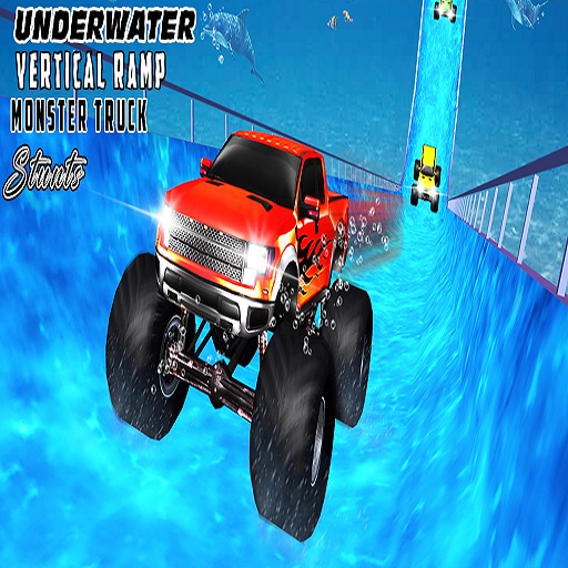 Water Surfer Vertical Ramp Monster Truck Game Play Water Surfer