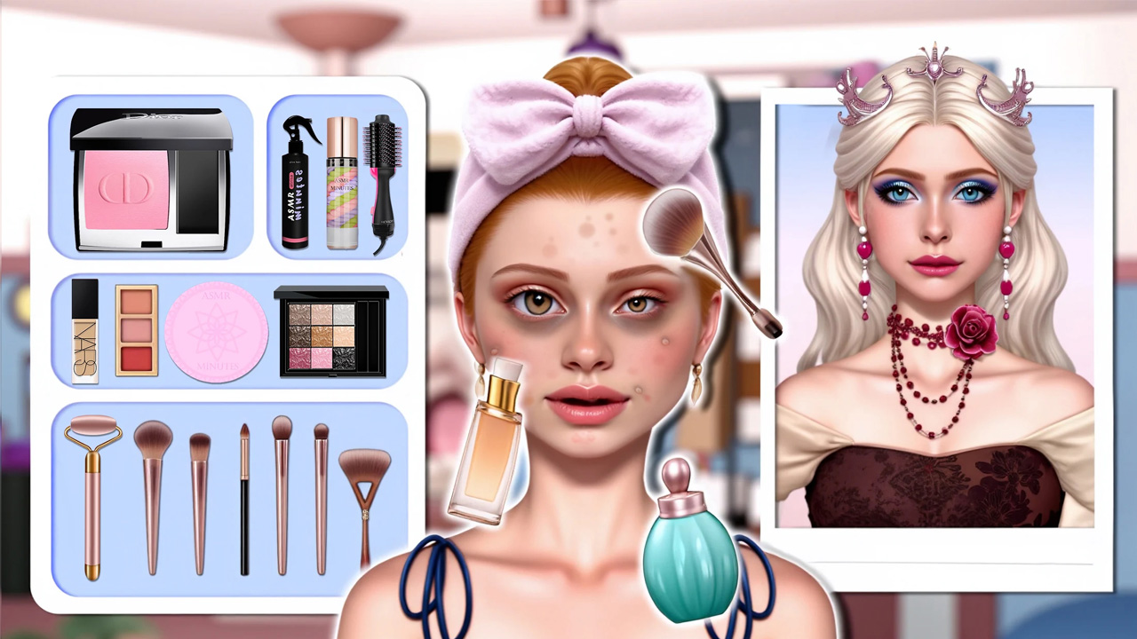 ASMR Makeover & Makeup Studio